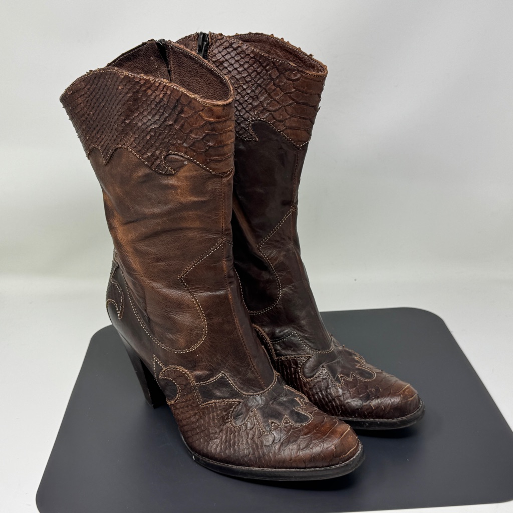 Sesto Meucci Cowgirl Boots Made In Italy